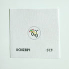 Yellow Bicycle Fob Canvas - KC Needlepoint