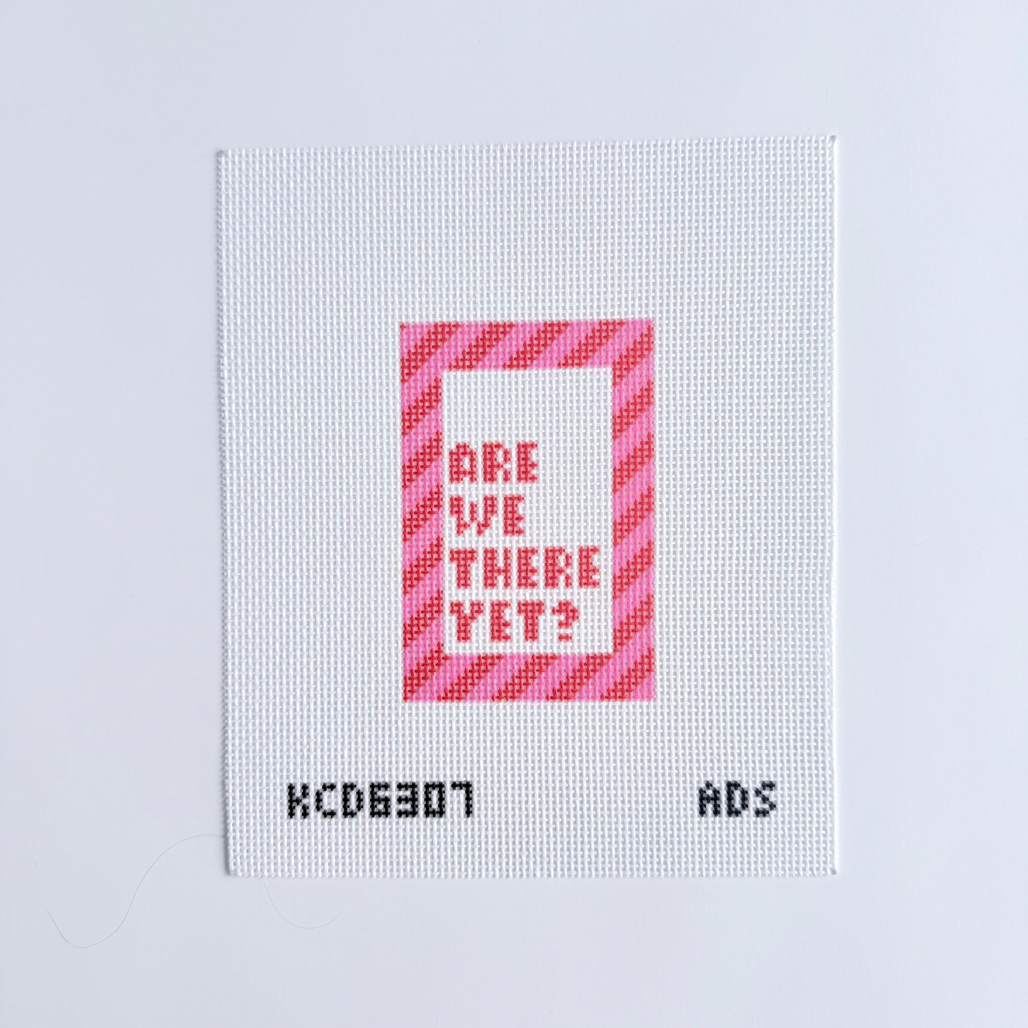 Are We There Yet - Pink Canvas - KC Needlepoint