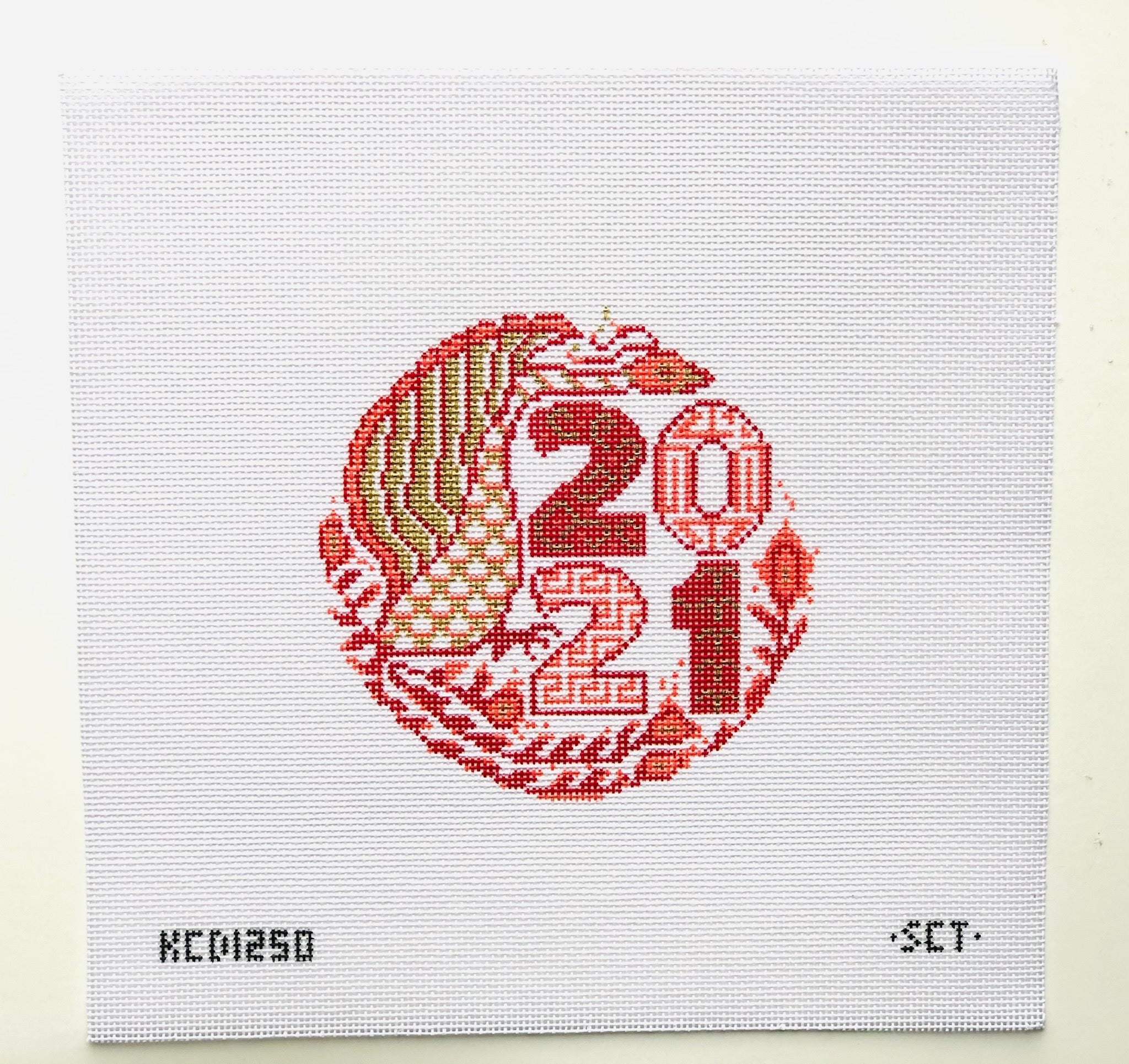 2021 Phoenix Rising Canvas - KC Needlepoint