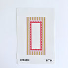 Scallop Photo Booth Frame Canvas - KC Needlepoint
