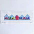 Race Car Birthday Crown Canvas - KC Needlepoint