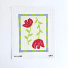 Folk Art Florals Large Rectangle Canvas - KC Needlepoint