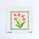 Folk Art Florals Large Square Canvas - KC Needlepoint