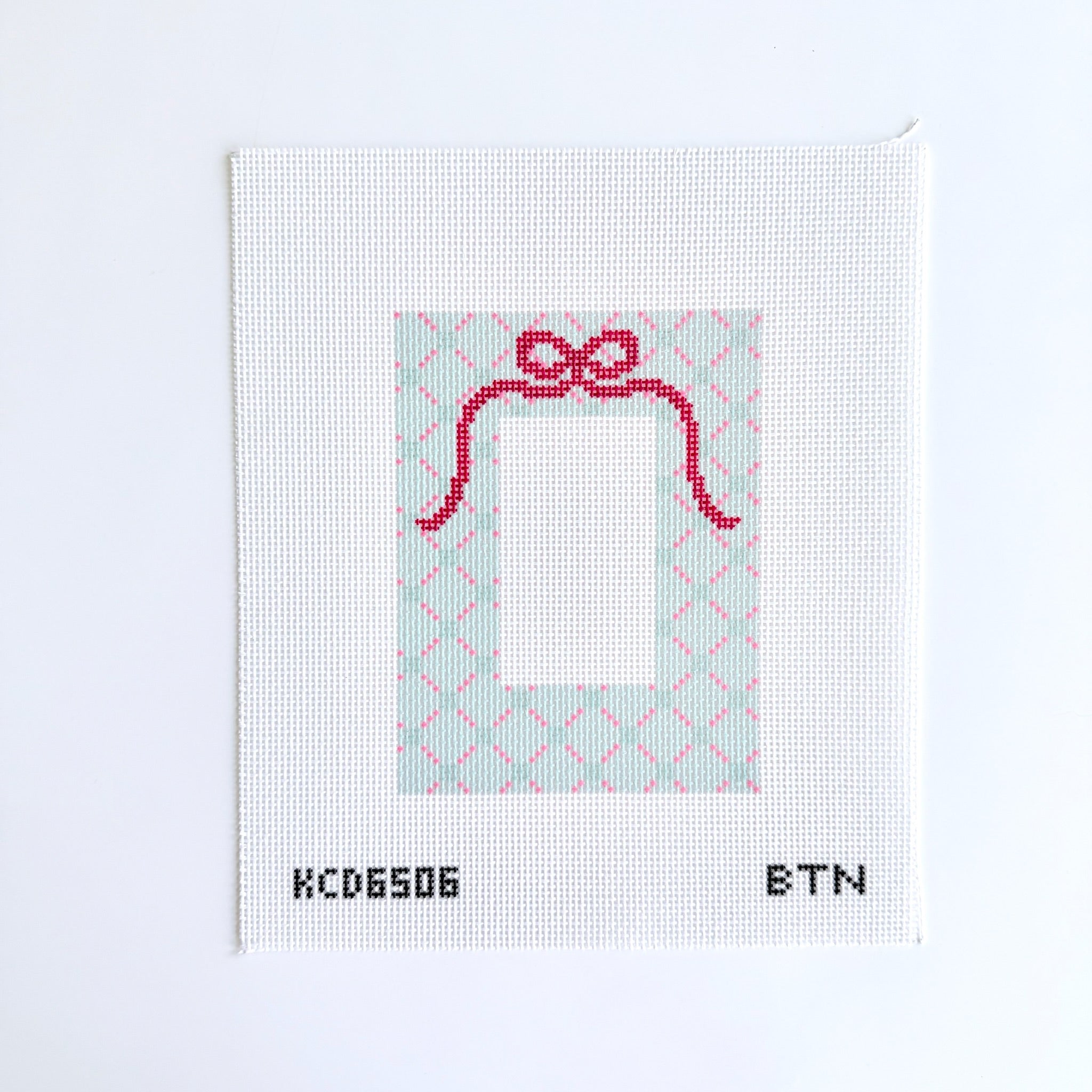 Holiday Mini Polaroid Frame Canvas - KC Needlepoint