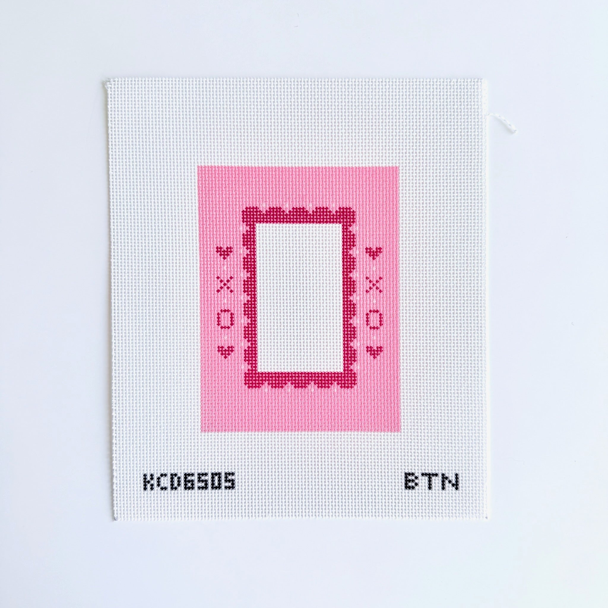 XO Mini Polaroid Frame Canvas - KC Needlepoint