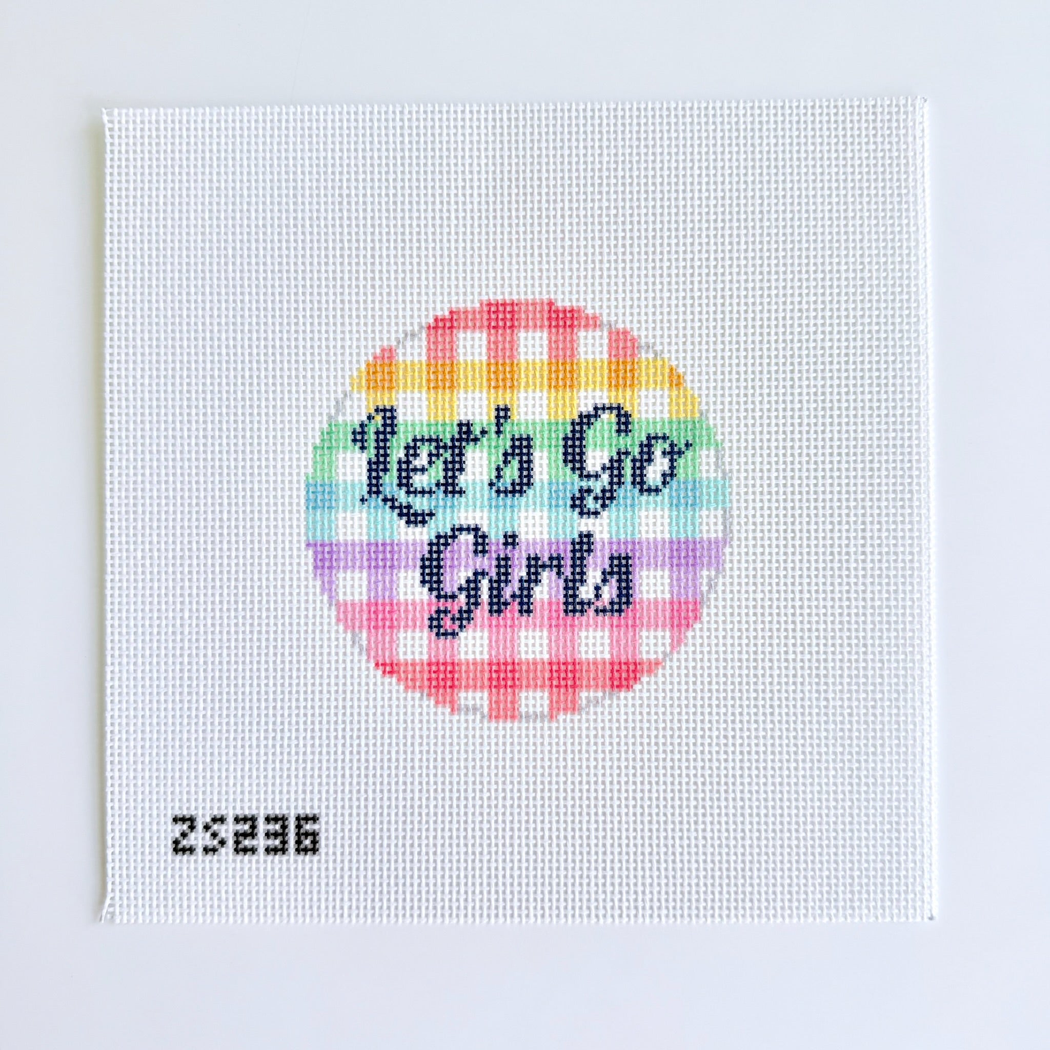 Let's Go Girls Canvas - KC Needlepoint