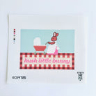 Hush Little Bunny Pink Canvas - KC Needlepoint