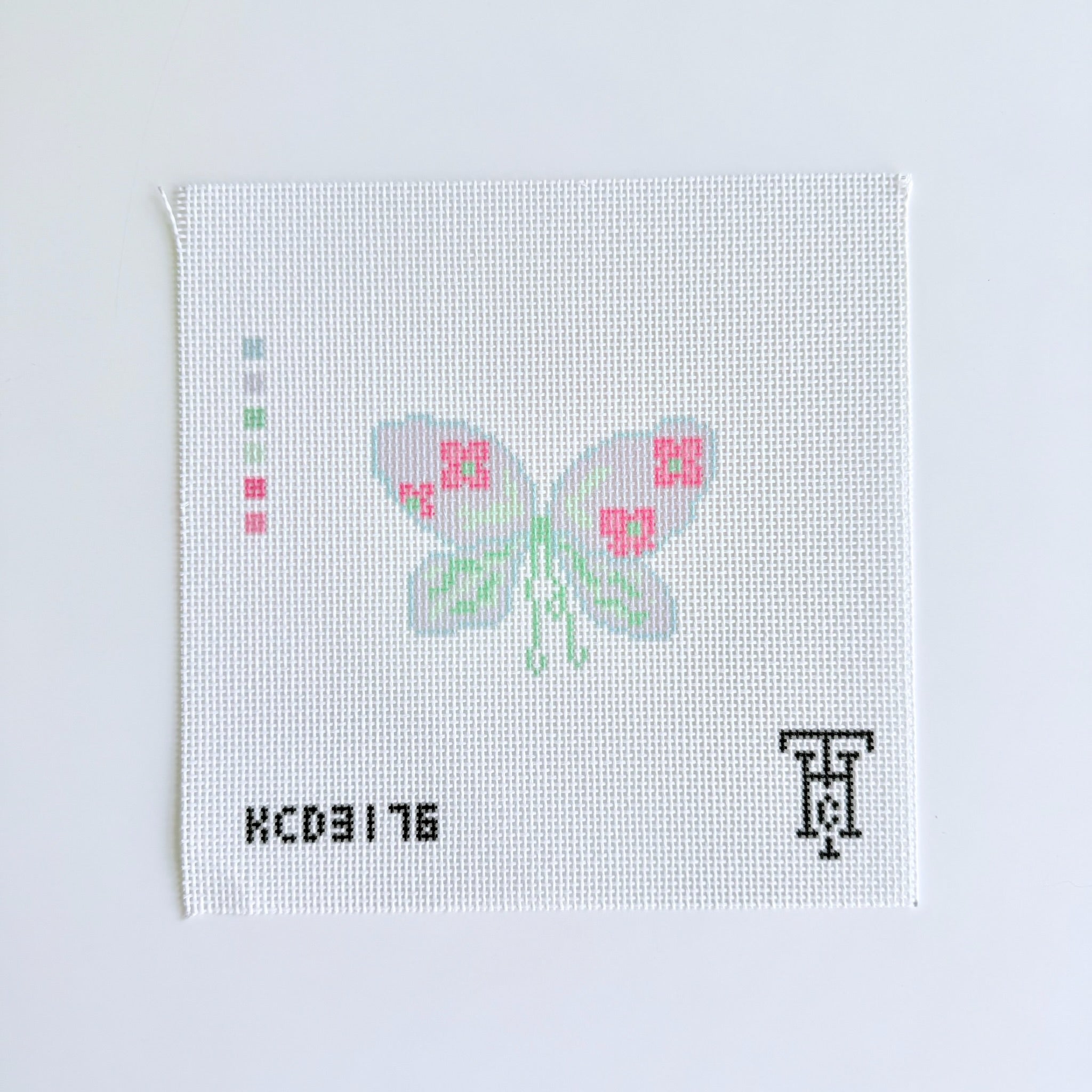 Island Butterfly Canvas - KC Needlepoint