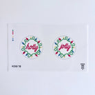 Holly Jolly Ornaments Canvas - KC Needlepoint