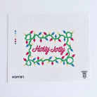 Holly Jolly Sign Canvas - KC Needlepoint