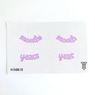 Purple Icing Milestone Canvas - KC Needlepoint