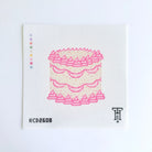 Pink Cake Canvas - KC Needlepoint