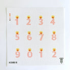 Peach Candles Canvas - KC Needlepoint
