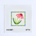 Folk Art Florals Square Four Canvas - KC Needlepoint