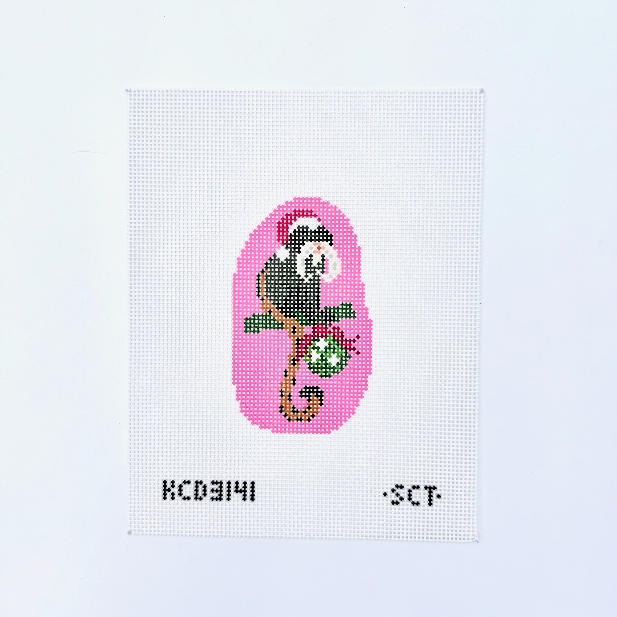 Holiday Emperor Tamarin Canvas - KC Needlepoint