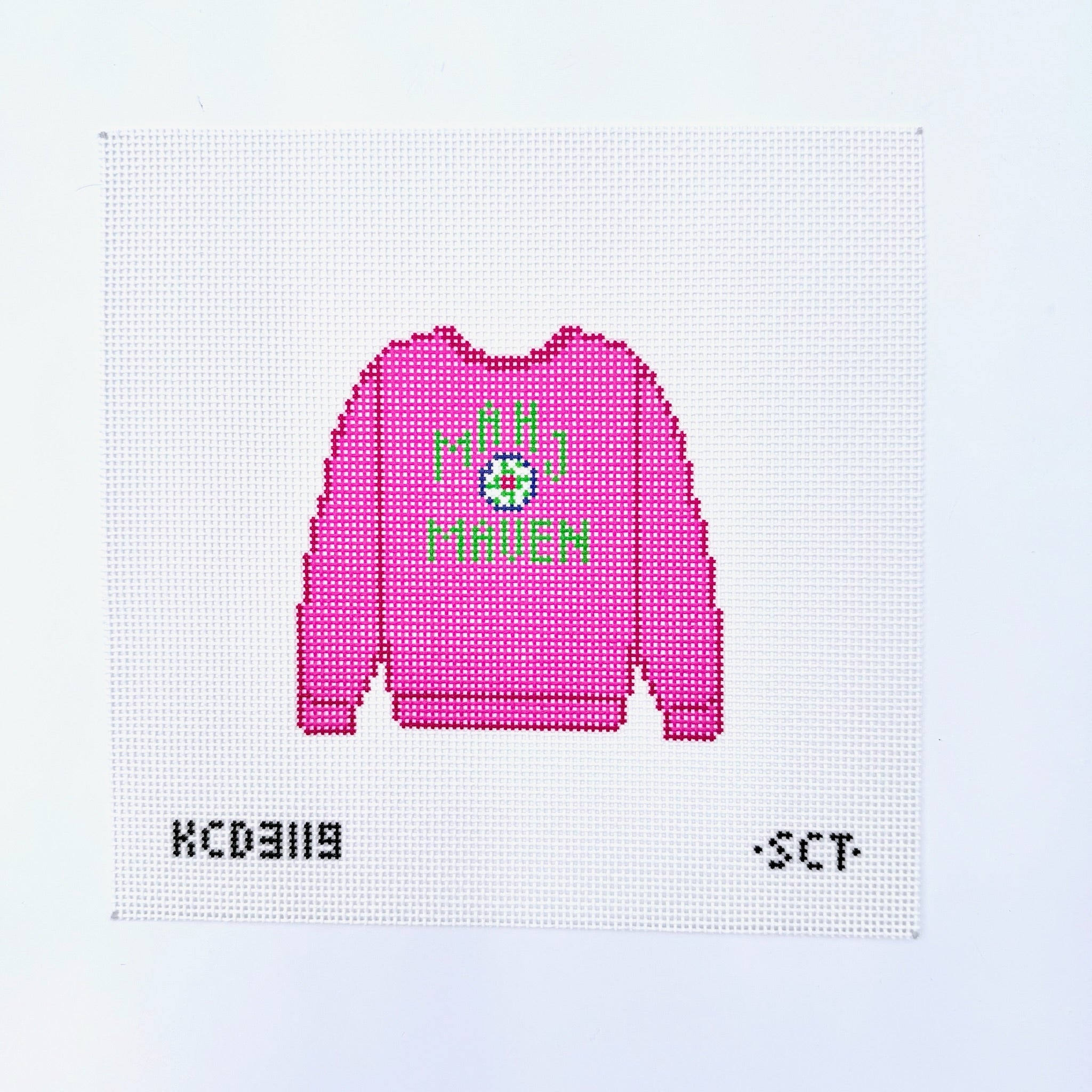 Mahj Maven Sweatshirt Canvas - KC Needlepoint