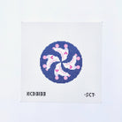 Roller Skating Round Canvas - KC Needlepoint