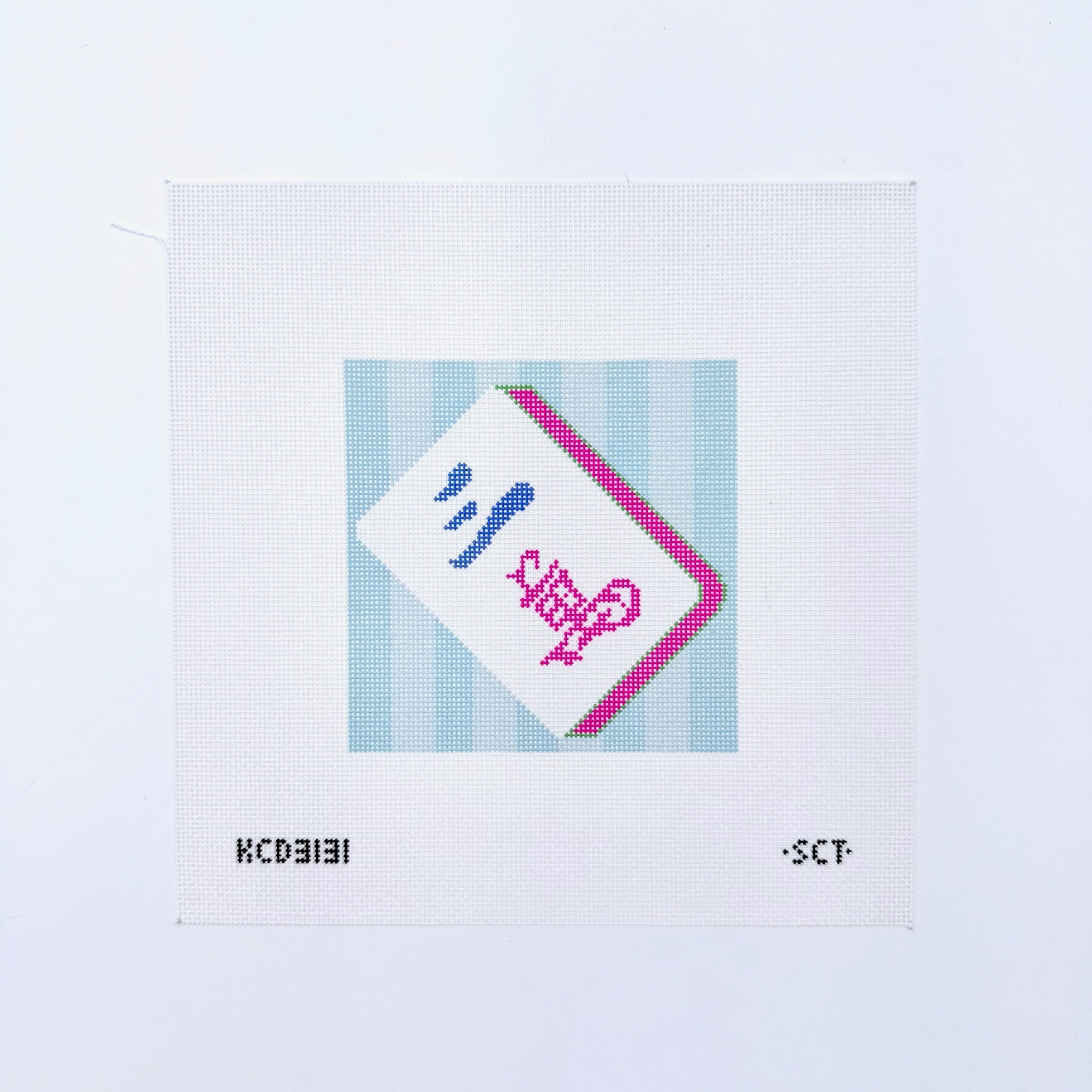 Three Crak Coaster Canvas - KC Needlepoint