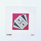 Bicycle Card Coaster Canvas - KC Needlepoint