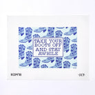 Take Your Boots Off and Stay Awhile Canvas - KC Needlepoint