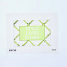 It’s a Long Story Canvas - KC Needlepoint