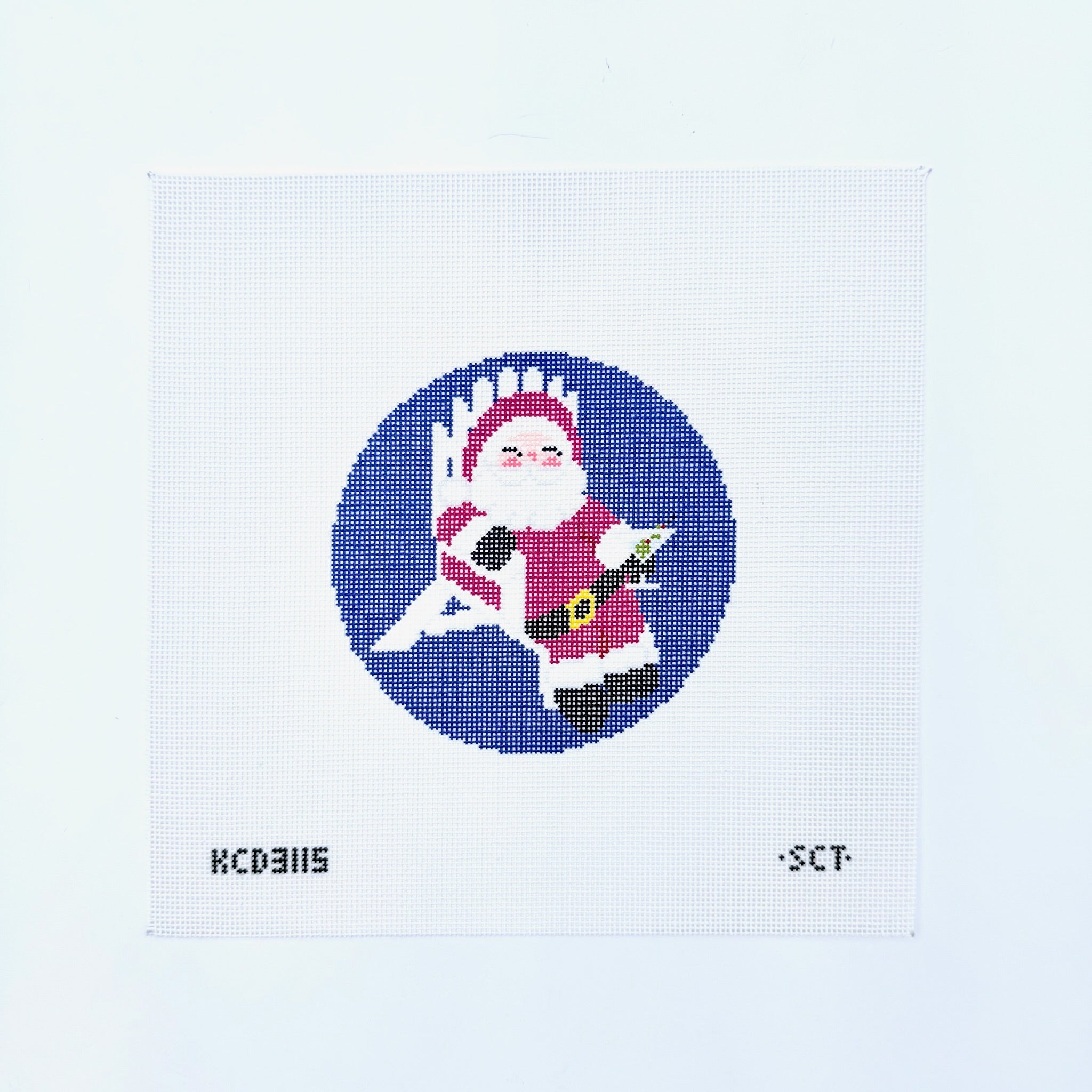 Santa’s Big Break Canvas - KC Needlepoint