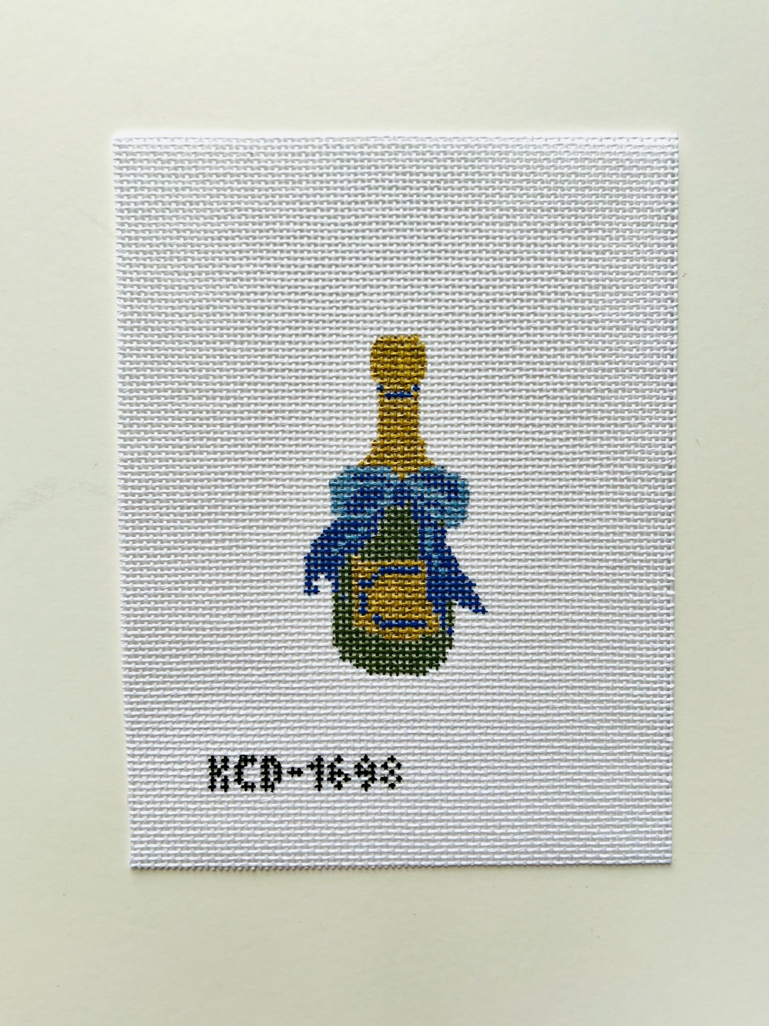 Champagne Bottle - KC Needlepoint