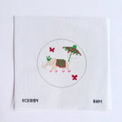 Bam Elephant Ornament Printed Canvas - KC Needlepoint