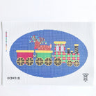 Christmas Train Canvas - KC Needlepoint
