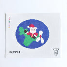 Christmas Plane Canvas - KC Needlepoint