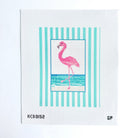 Fancy Flamingo Canvas - KC Needlepoint