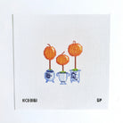 Triple Topiary Canvas - KC Needlepoint