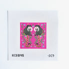 Tropical Emperor Tamarin Square Canvas - KC Needlepoint