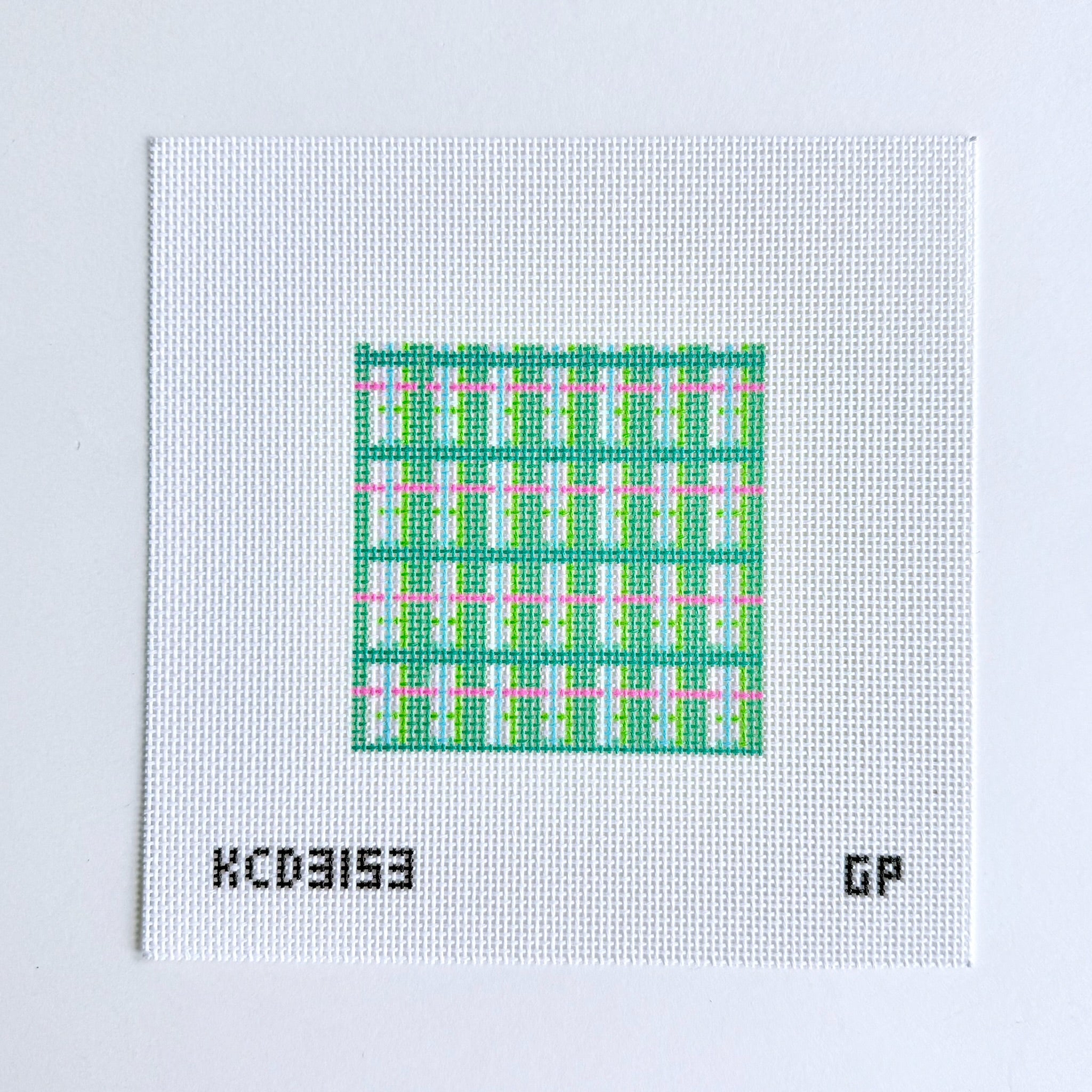 Mad for Plaid Canvas - KC Needlepoint