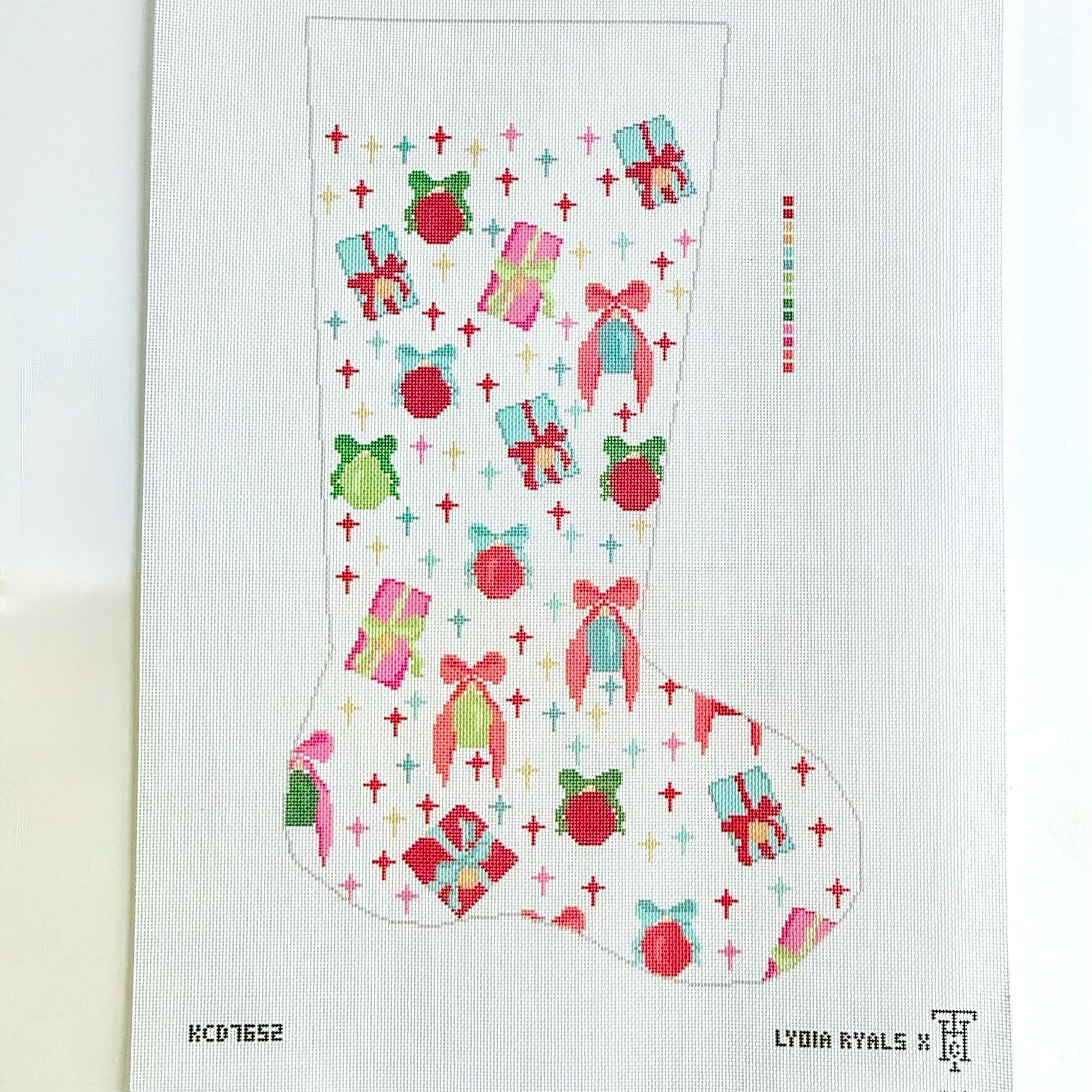 Merry Kitschmas Stocking Canvas - KC Needlepoint