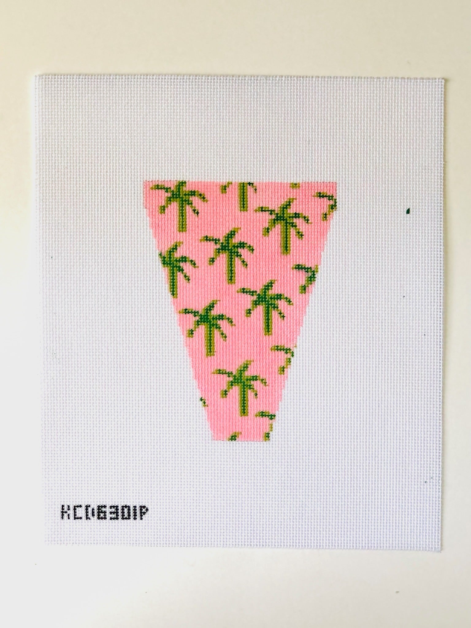 Palm Scissor Case Canvas - KC Needlepoint