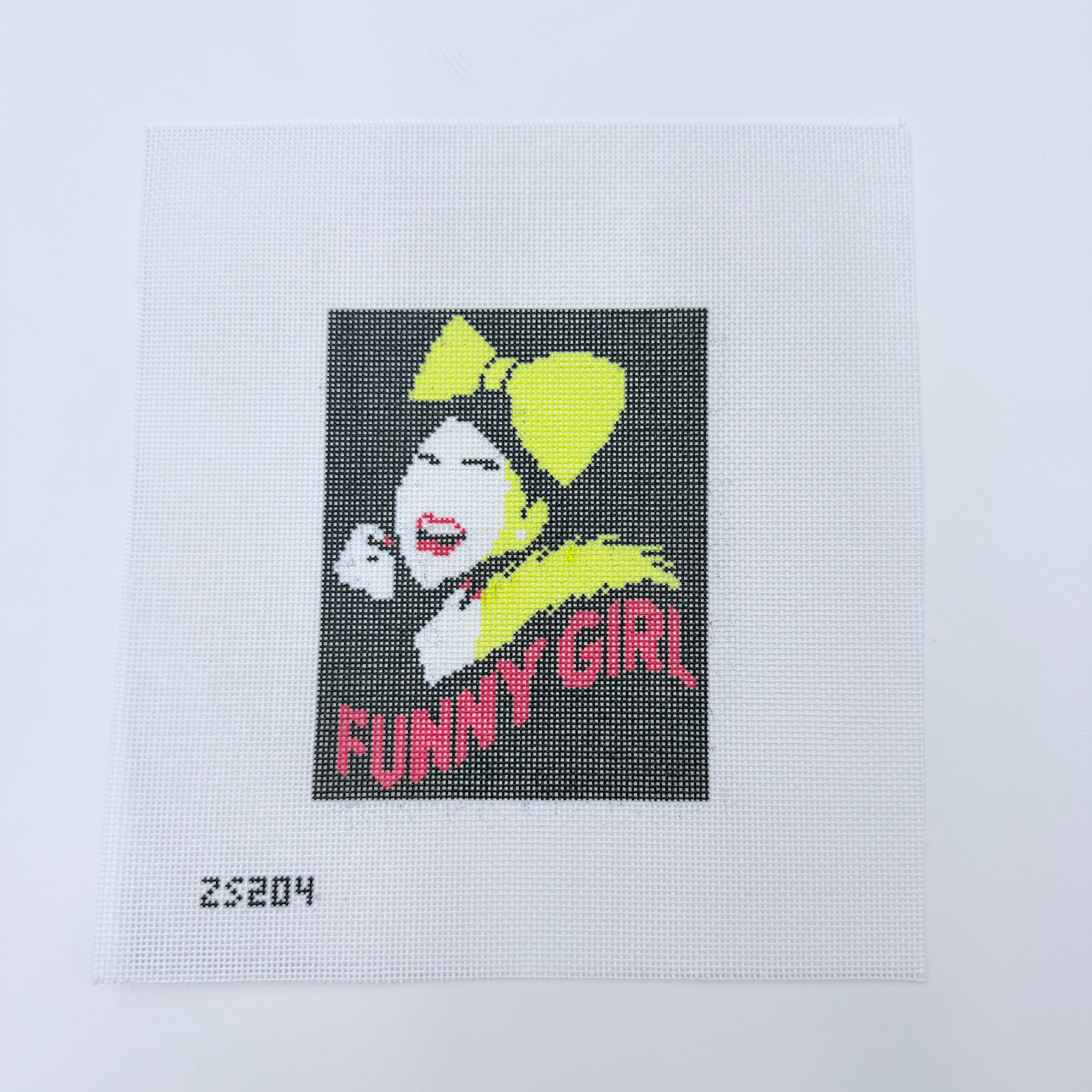 Funny Gal Needlepoint Canvas - KC Needlepoint
