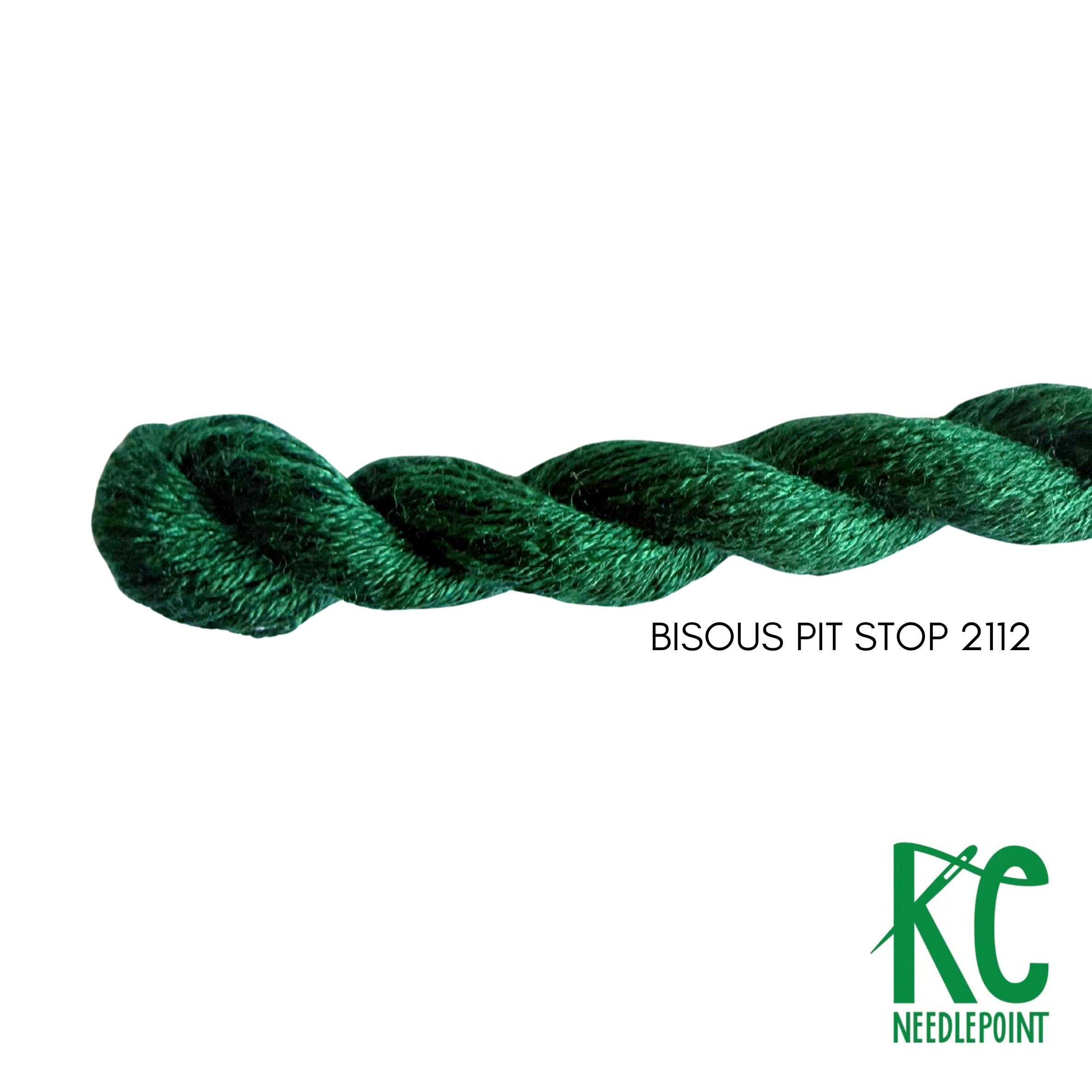 Bisous Skein 2112 Pit Stop - KC Needlepoint
