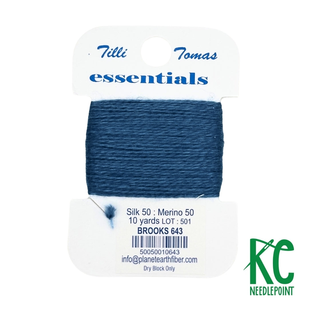 Essentials Card 643 Brooks - KC Needlepoint