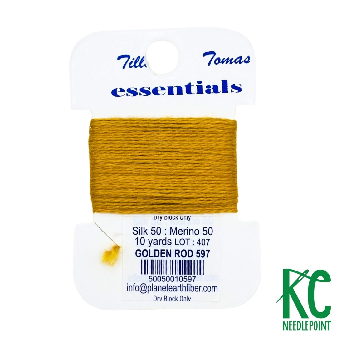 Essentials Card 597 Golden Rod - KC Needlepoint