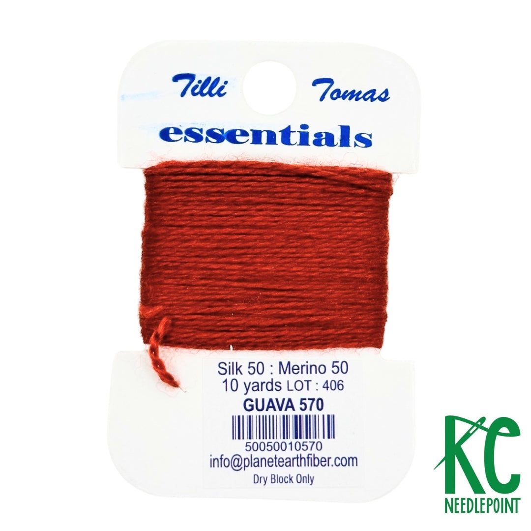 Essentials Card 570 Guava - KC Needlepoint