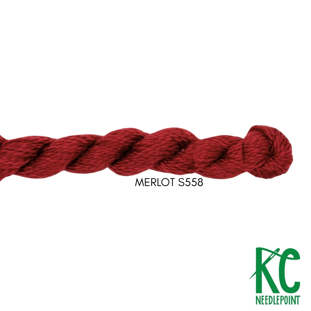 Essentials Skein S558 Merlot - KC Needlepoint