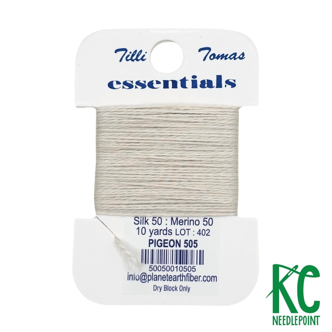 Essentials Card 505 Pigeon - KC Needlepoint