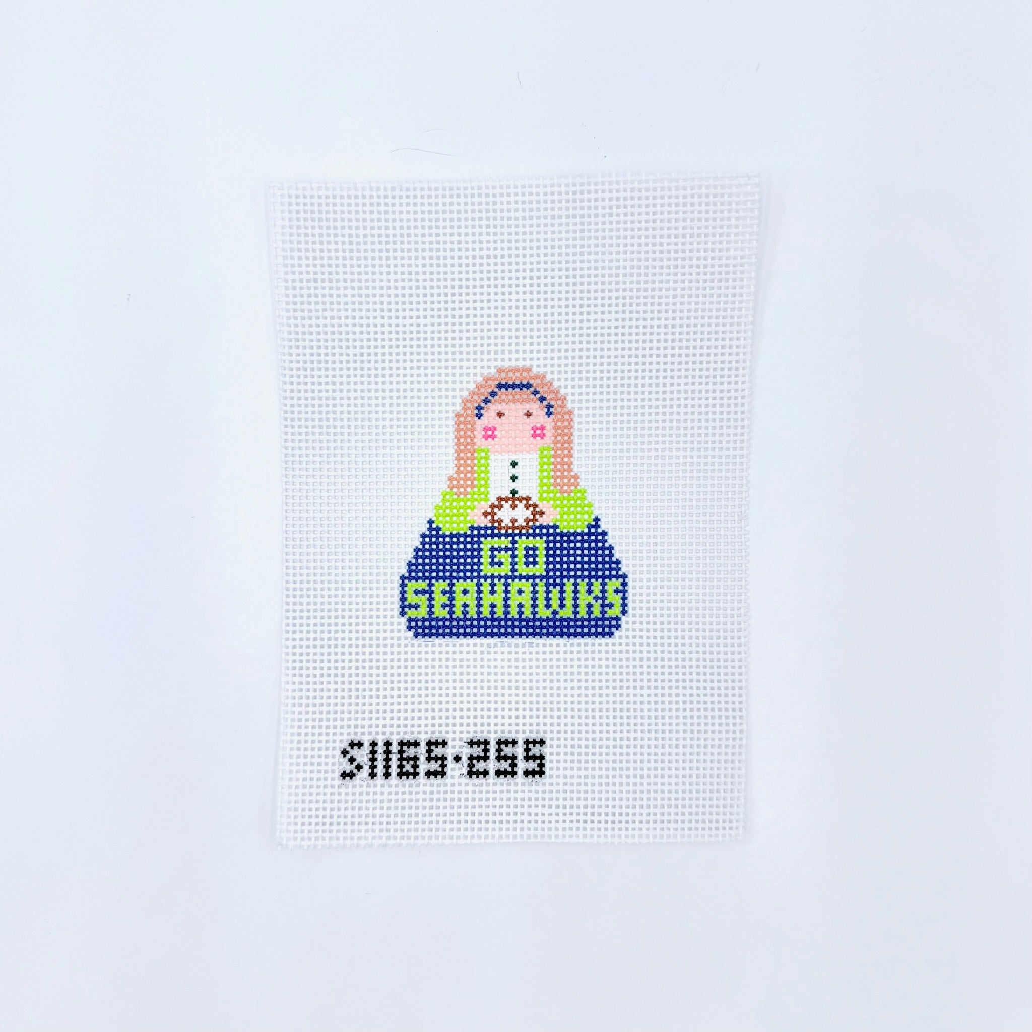 Seahawks Angel Canvas - KC Needlepoint
