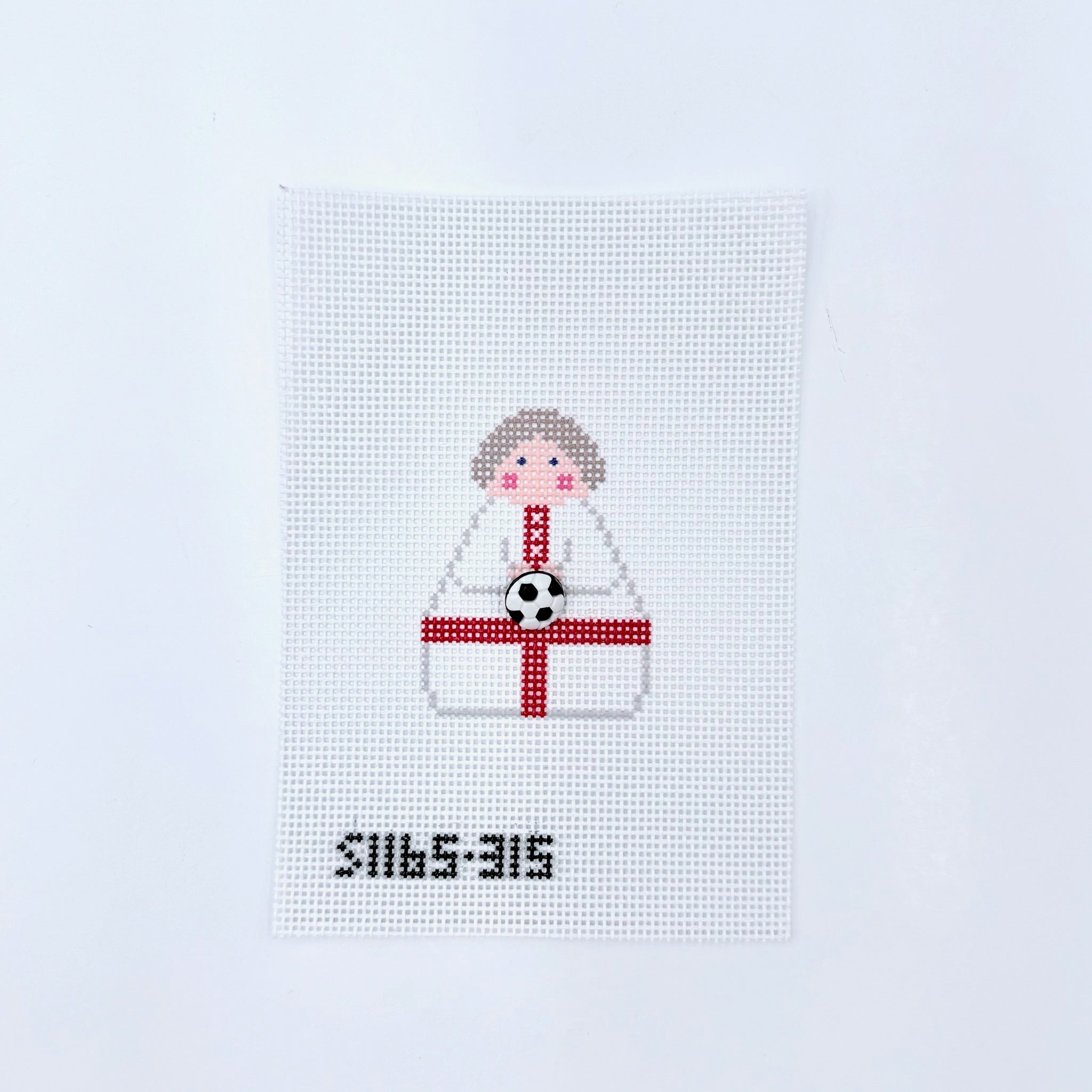 England Soccer Angel Canvas - KC Needlepoint