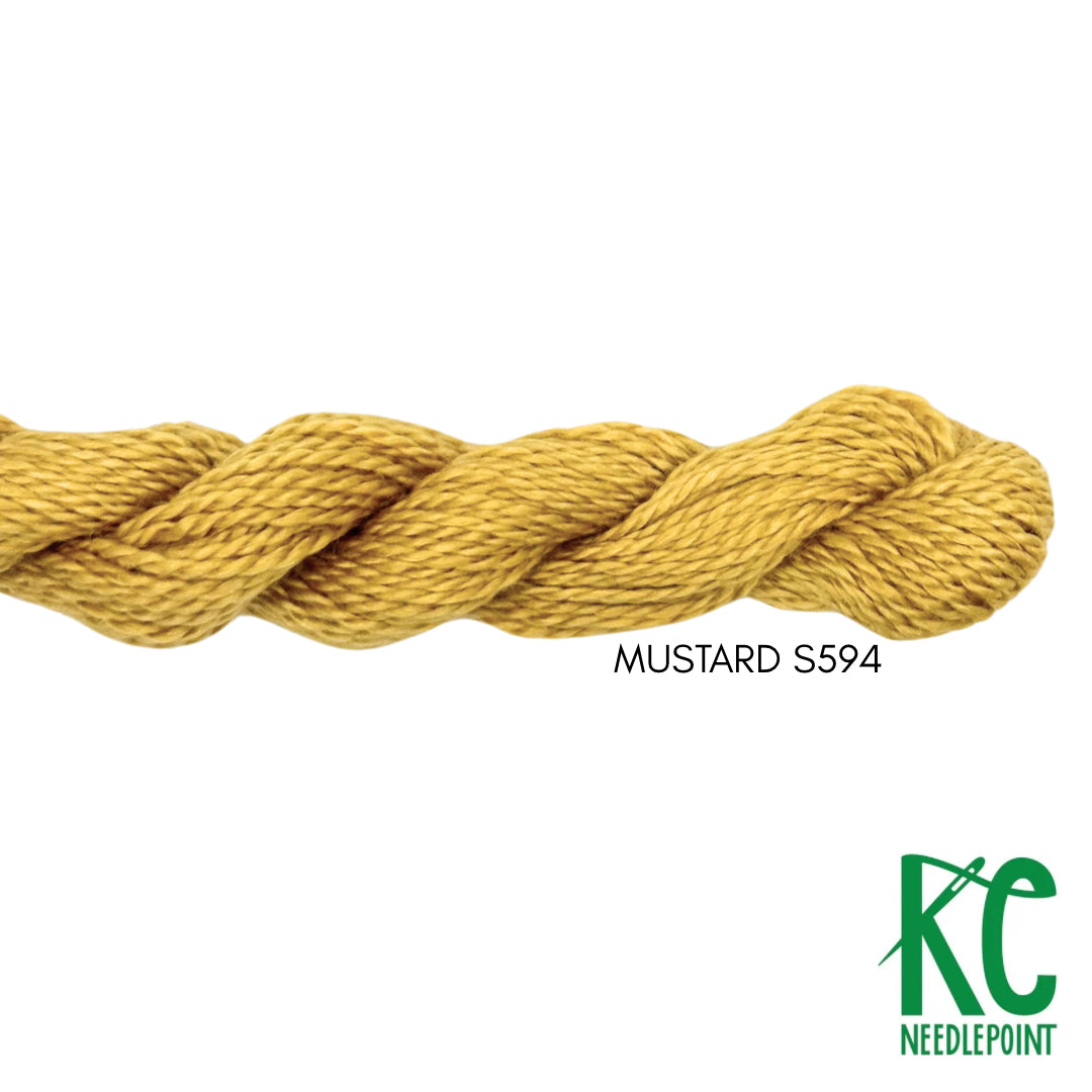 Essentials Skein S594 Mustard - KC Needlepoint