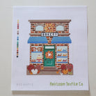 Autumn on Main St Bakery Needlepoint Canvas - KC Needlepoint