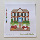 Autumn on Main St House Needlepoint Canvas - KC Needlepoint