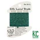 Silk Lamé Braid SL242 Peacock Green - KC Needlepoint