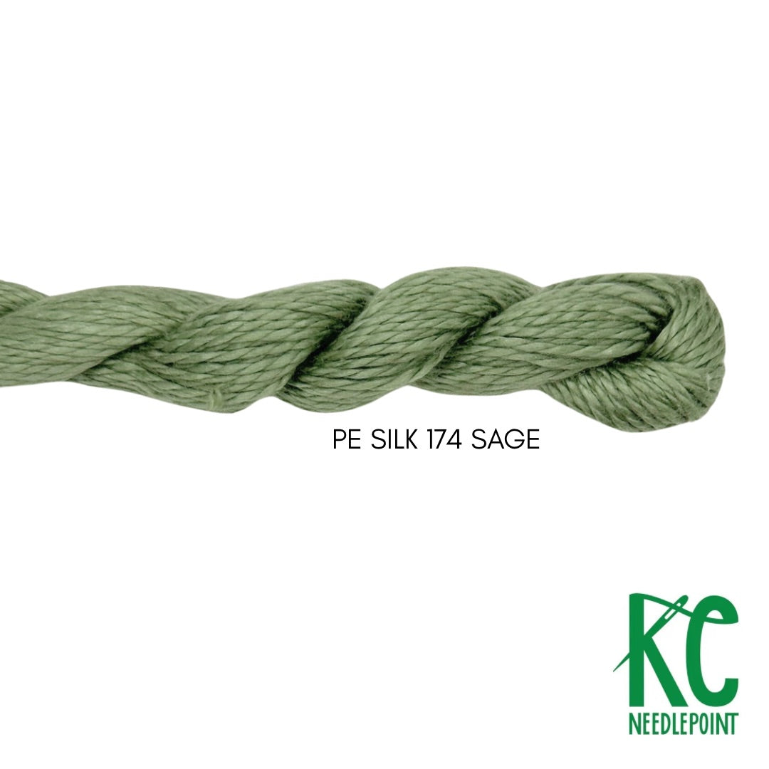 Planet Earth Silk 174 Sage - KC Needlepoint
